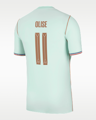 Мужские джерси Michael Olise France National Team 2026 Stadium Away Nike Dri-FIT Soccer Jersey