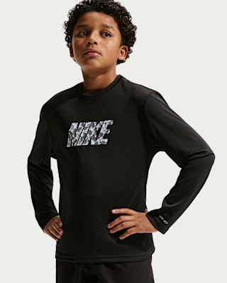Детские  Nike Swim Hydroguard Big Kids' (Boys') Dri-FIT UV Long Sleeve Top
