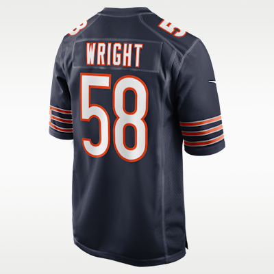 Darnell Wright Chicago Bears Men's Nike NFL Game Football Jersey