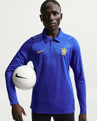 Nike Camisola de futebol Replica de manga comprida Nike Dri-FIT do equipamento principal Stadium Chelsea FC 2026/27 para homem