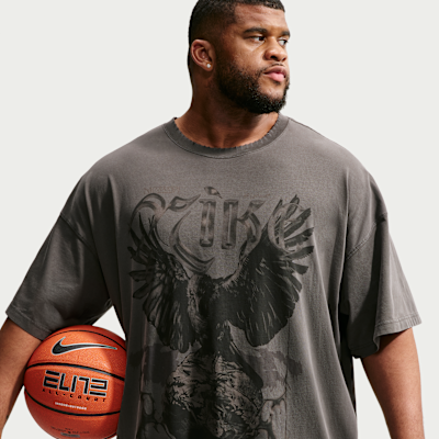 Nike Oversize Erkek Basketbol Tişörtü görsel 6