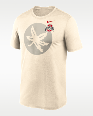 Мужская футболка Ohio State Campus Legend Shadow Logo Nike Dri-FIT College