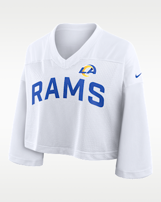 Женские джерси Los Angeles Rams Wide Receiver Nike Dri-FIT NFL Cropped Jersey