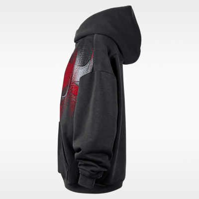 Nike Chicago Bulls Standard Issue Fleece Kapüşonlu Erkek Basketbol Üstü görsel 3