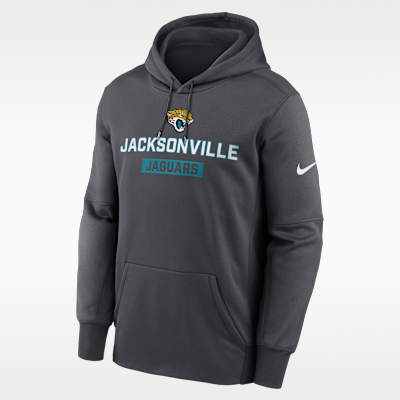 Jacksonville Jaguars Toss Sweep Men’s Nike Therma NFL Pullover Hoodie