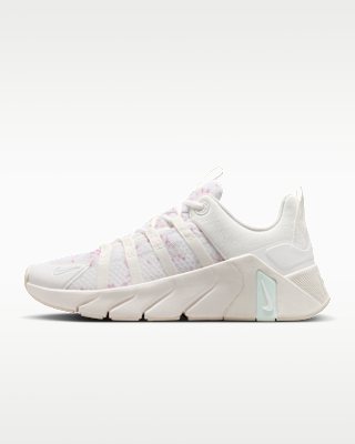 Nike Free sneaker Sail/Light Orewood Brown/Barely Green