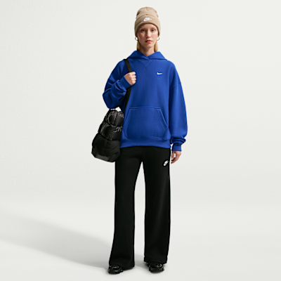 Nike Studio Fleece Kalın Oversize Kapüşonlu Kadın Sweatshirt'ü görsel 4