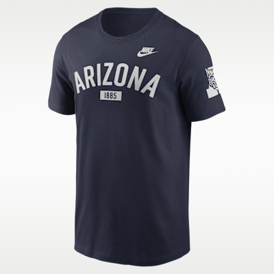 Playera universitaria Nike para hombre Arizona Legacy Arch 2-Hit