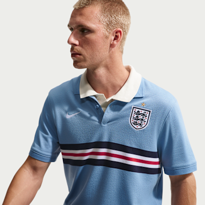 Nike İngiltere Nike Polo Nike Dri-FIT Erkek Polo Futbol Üstü görsel 3