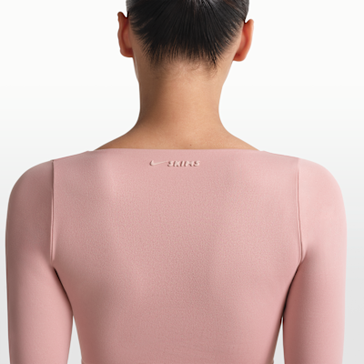 NikeSKIMS Matte Women's Long-Sleeve Wrap Top