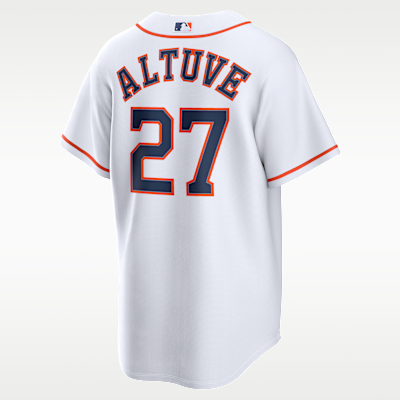 Jersey Nike de la MLB Replica para hombre Jose Altuve Houston Astros