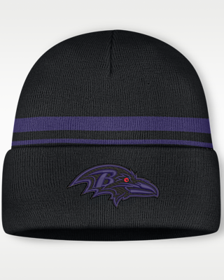 Мужские Baltimore Ravens Primetime Utility Nike NFL Cuffed Beanie