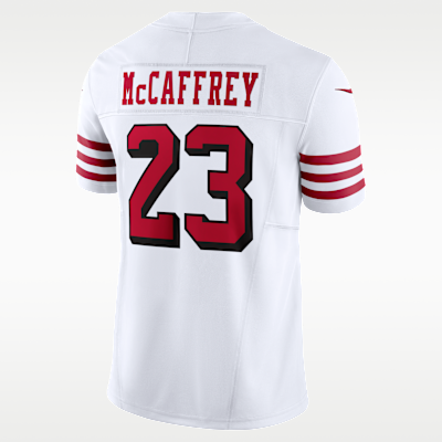 Jersey de fútbol americano Nike Dri-FIT de la NFL Limited para hombre Christian McCaffrey San Francisco 49ers