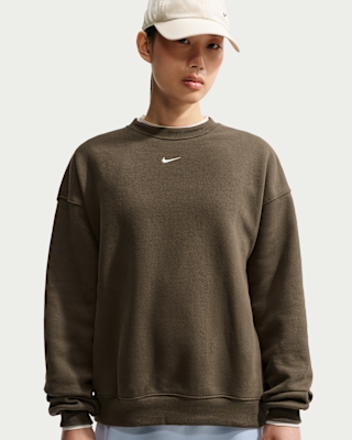Женские  Nike Studio Fleece Medium Weight Oversized Crew