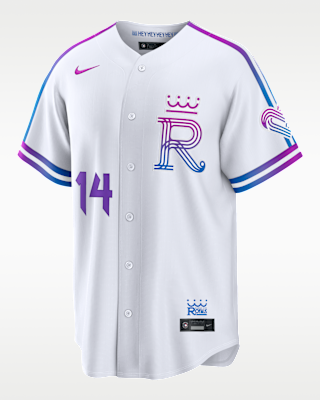Мужские джерси Jac Caglianone Kansas City Royals City Connect Nike MLB Stadium Jersey