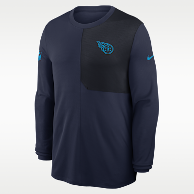 Tennessee Titans Sideline Coach Men's Nike Dri-FIT NFL Long-Sleeve Top