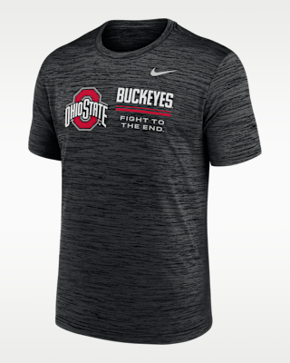 Мужская футболка Ohio State Sideline Velocity Nike Dri-FIT College