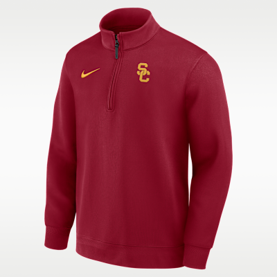 USC Coaches Men's Nike Dri-FIT College Long-Sleeve 1/2-Zip Top