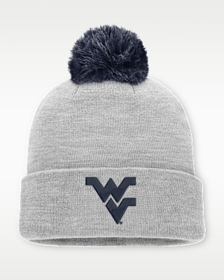 Женские West Virginia Peak Nike College Cuffed Beanie