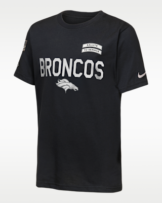 Детская футболка Denver Broncos Salute to Service Sideline Big Kids' Nike Dri-FIT NFL