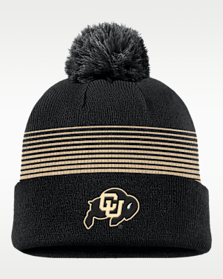 Женские Colorado Sideline Peak Nike College Cuffed Pom Beanie