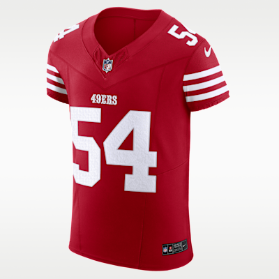Jersey Nike Dri-FIT de la NFL Elite para hombre Fred Warner San Francisco 49ers