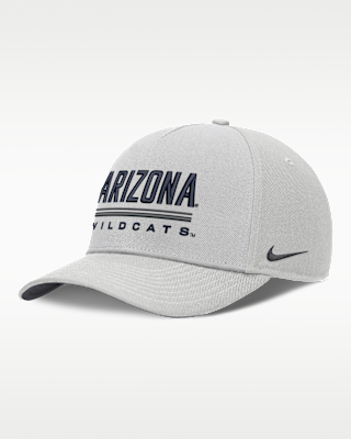 Мужские  Arizona Sideline Practice Rise Nike Dri-FIT College Adjustable Hat