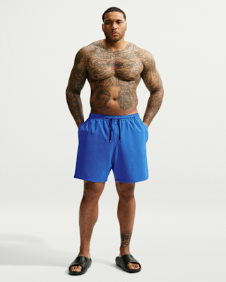 Мужские шорты Nike Swim Contend Essential 7" Brief-Lined Volley Short (Big Tall)