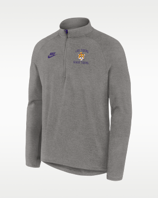 Мужские LSU Legacy Nike Dri-FIT College Half-Zip Top