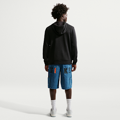 Sudadera con gorro de entrenador de básquetbol para hombre Gonzaga Bulldogs Nike NCAA