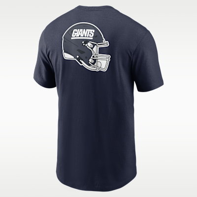 Playera Nike de la NFL para hombre New York Giants Rewind Front And Back Hit Essential