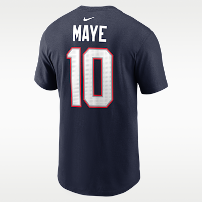 Drake Maye New England Patriots Men's Nike NFL T-Shirt