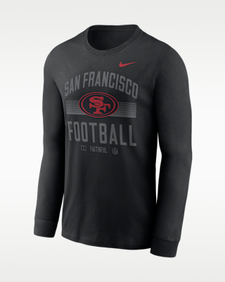 Мужская футболка San Francisco 49ers Essential Nike Dri-FIT NFL Long-Sleeve