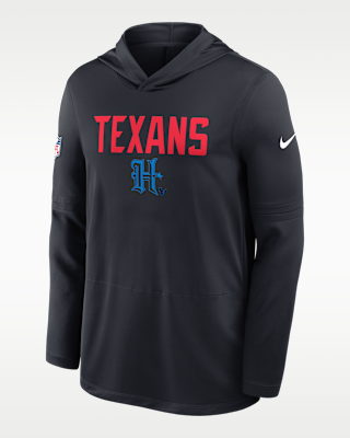 Мужские  Houston Texans Pass Accuracy Nike Dri-FIT NFL Long-Sleeve Hooded Top