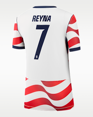 Женские джерси Giovanni Reyna USMNT 2026 Stadium Home Nike Dri-FIT Soccer Jersey
