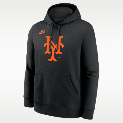 New York Mets Cooperstown Logo Club Men's Nike MLB Pullover Hoodie