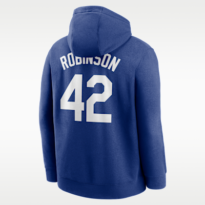 Jackie Robinson Brooklyn Dodgers Club Men's Nike MLB Pullover Hoodie