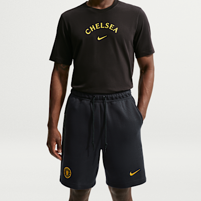 Nike Chelsea FC Tech Fleece Nike Erkek Futbol Şortu görsel 2