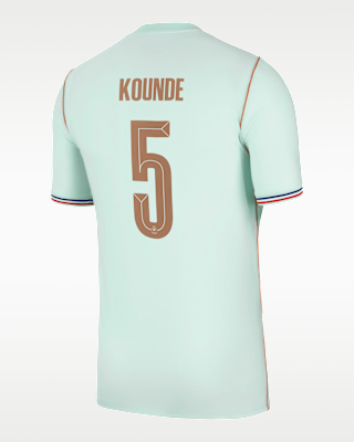 Мужские джерси Jules Koundé France National Team 2026 Stadium Away Nike Dri-FIT Soccer Jersey