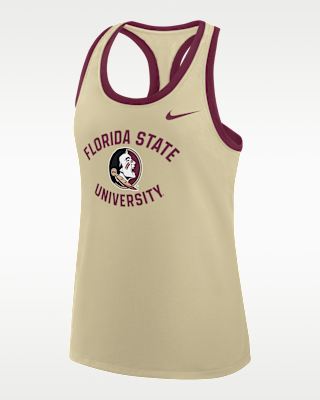 Женские  Florida State Uni Name Nike College Racerback Tank Top