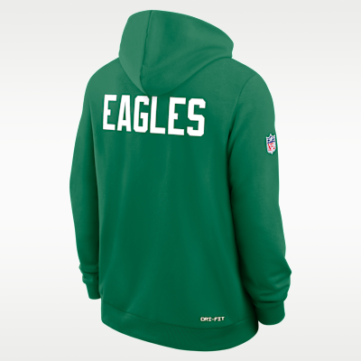 Philadelphia Eagles Alt Offensive Set Play Sideline Men's Nike Dri-FIT NFL Pullover Hoodie