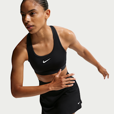 Nike Swoosh Orta Destekli Pedsiz Kadın Spor Sütyeni görsel 3