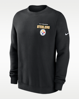 Мужские  Pittsburgh Steelers Draw Block Club Nike NFL Pullover Crew