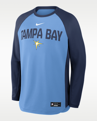 Мужские  Tampa Bay Rays Authentic Collection Nike Dri-FIT Pullover Crew