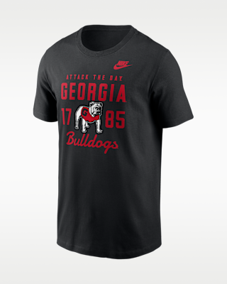 Мужская футболка Georgia Legacy Stacked Est Nike College