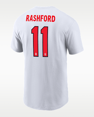 Мужская футболка Marcus Rashford England Nike Soccer