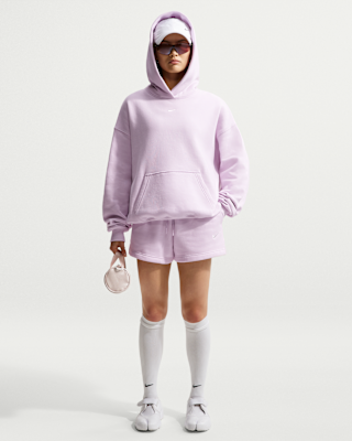 Женские шорты Nike Studio Fleece Medium Weight Mid-Rise Shorts