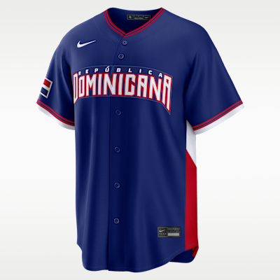 Jersey Nike Stadium para hombre Juan Soto Dominican Republic National Baseball Team 2026 World Baseball Classic