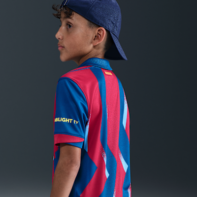 FC Barcelona 2025/26 Stadium Fourth Big Kids' Nike Dri-FIT Football Replica Shirt