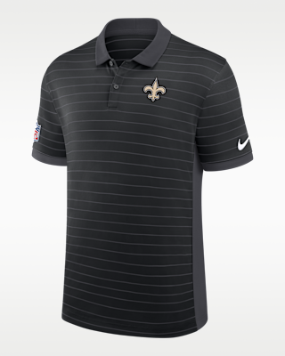 Мужские  New Orleans Saints Sideline Victory Stripe Nike Dri-FIT NFL Polo